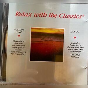 Vintage Relax with the Classics CD Vol 1 Baroque Canon in D LIND Institute 1989